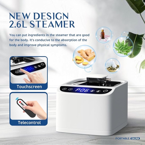 Yoki Blue Home Sauna with Double Zipper - Picture 5 of 9